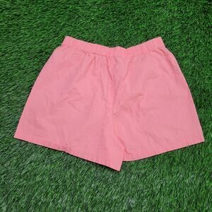 VTG 80s High Waisted Shorts Womens Small Baggy Roomy USA Pink Coral